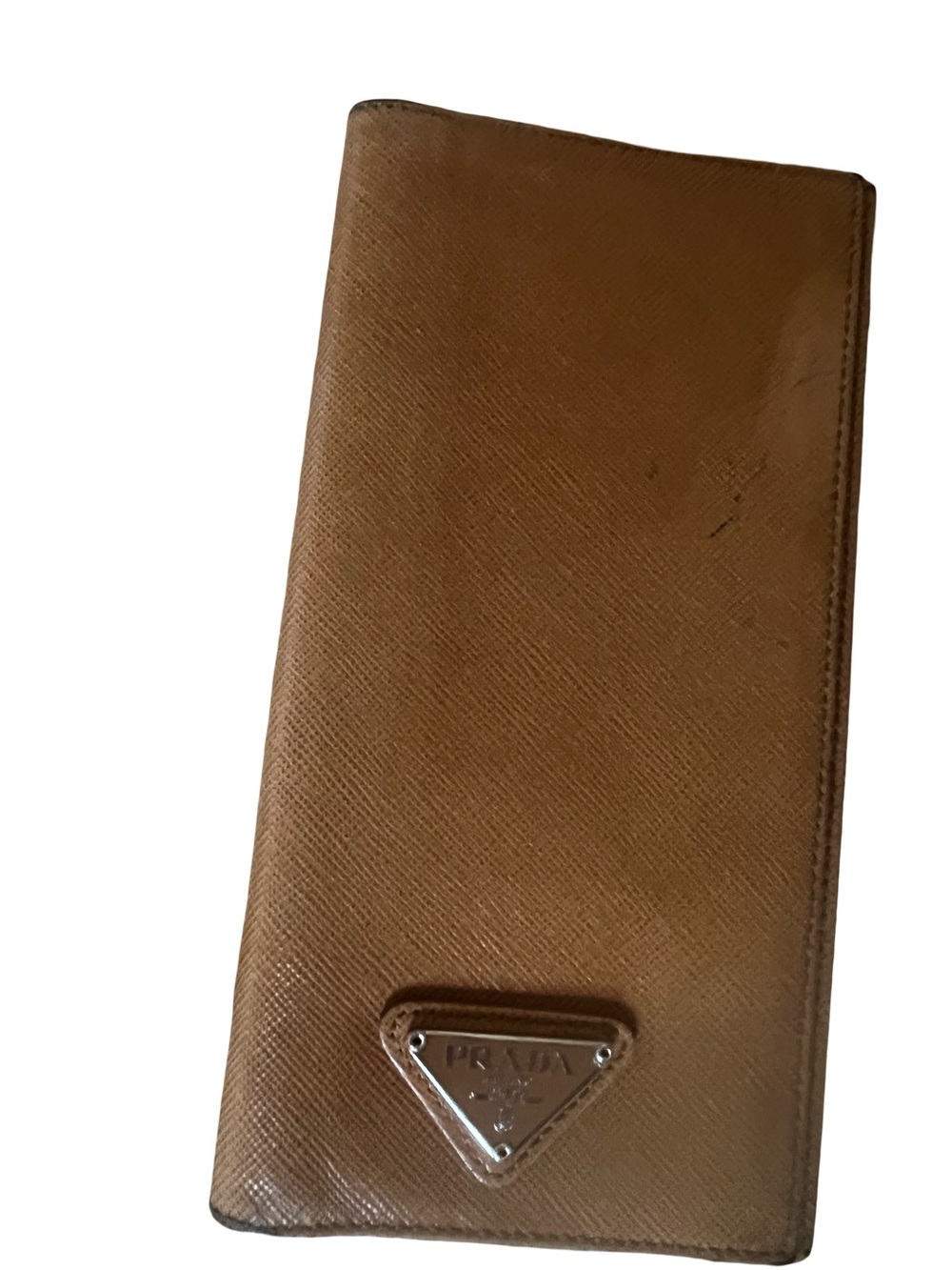 💯 % Authentic Prada Saffiano Leather Long Wallet &Checkbook Holder.